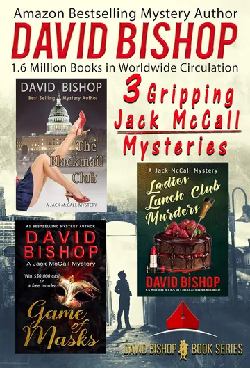3 Gripping Jack McCall Mysteries by David Bishop, book cover