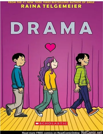 Drama by Raina Telgemeier, book cover
