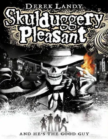 Skulduggery Pleasant by Derek Landy, book cover