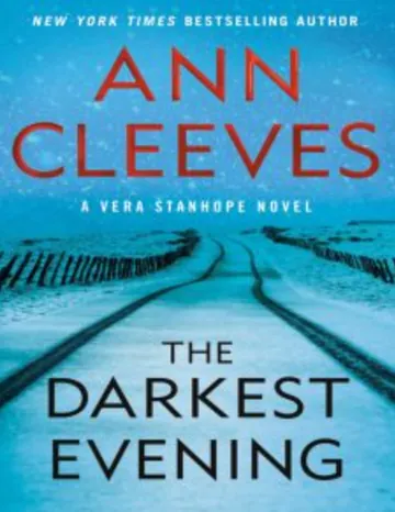 The Darkest Evening by Ann Cleeves, book cover