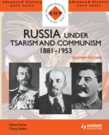 Russia Under Tsarism and Communism 1881-1953 by Chris Colfer, book cover