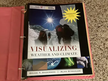 Visualizing Weather and Climate by Bruce Anderson, book cover