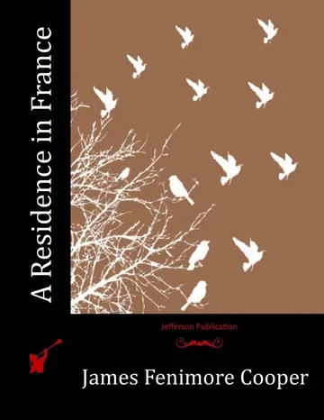 A Residence in France by James Fenimore Cooper, book cover