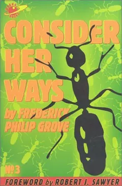Consider Her Ways by Frederick Philip Grove, book cover