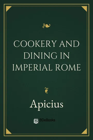 Cookery and Dining in Imperial Rome by Apicius, book cover