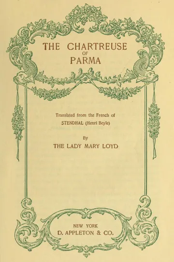 The Chartreuse of Parma by Stendhal, book cover