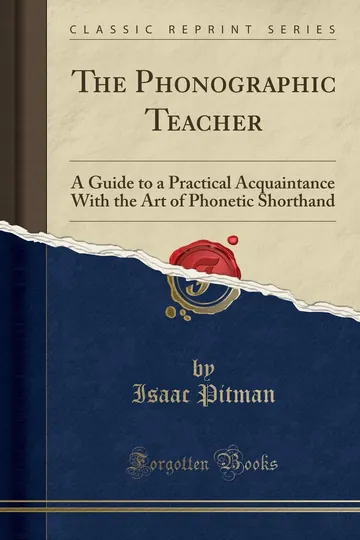 The Phonographic Teacher by Isaac Pitman, book cover