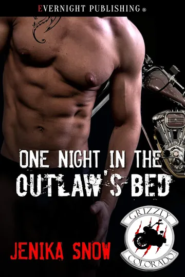 One Night in the Outlaw's Bed by Jenika Snow, book cover