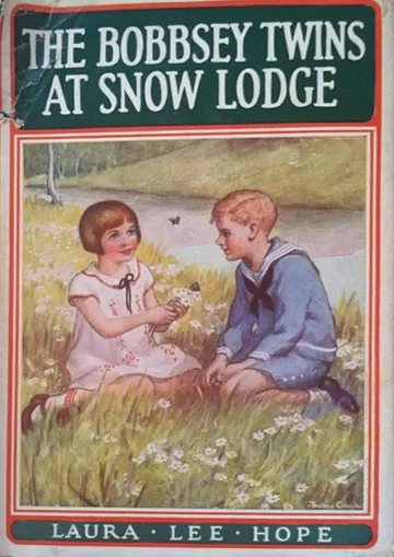 The Bobbsey Twins and the Mystery at Snow Lodge by Laura Lee Hope, book cover