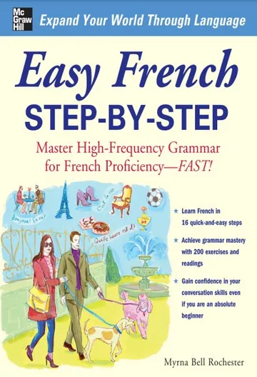 Easy French Step-By-Step by Myrna Bell Rochester, book cover