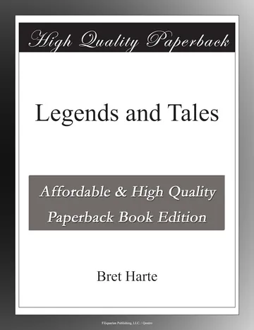 Legends and Tales by Bret Harte, book cover