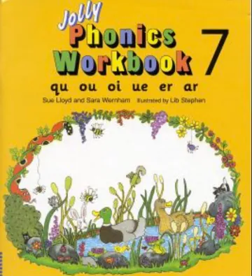 Jolly Phonics Activity Book 7qu, Ou, Oi, Ue, Er, AR by Sue Lloyd, book cover