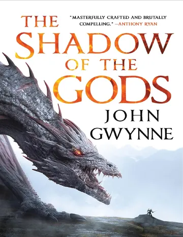 The Shadow of the Gods by John Gwynne, book cover