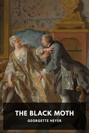 The Black Moth by Georgette Heyer, book cover