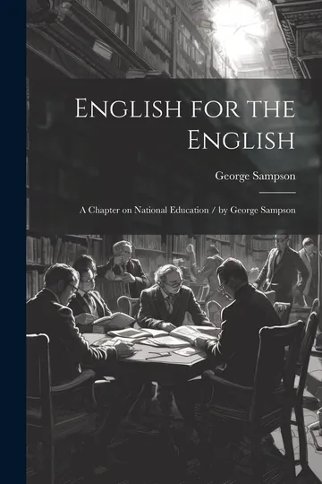 English for the English by George Sampson, book cover