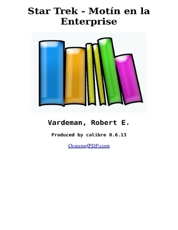 Star Trek - Motín en la Enterprise de Robert E. Vardeman, portada del libro