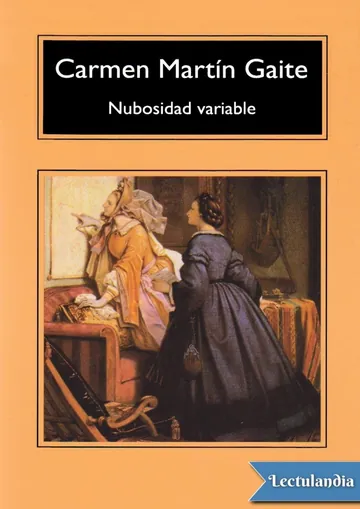 Nubosidad Variable de Carmen Martín Gaite, portada del libro