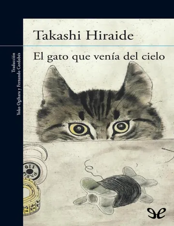El gato que venía del cielo de Takashi Hiraide, portada del libro