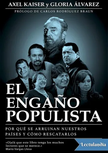 El engaño populista de Axel Kaiser, portada del libro