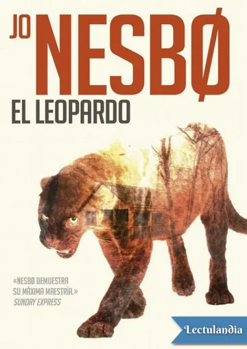 El leopardo de Jo Nesbø, portada del libro
