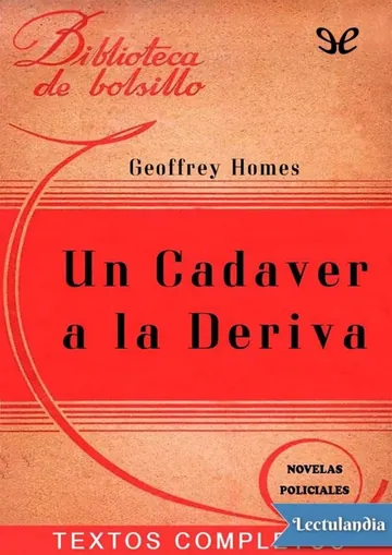 Un cadáver a la deriva de Geoffrey Homes, portada del libro