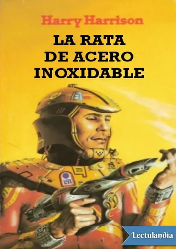 La rata de acero inoxidable de Harry Harrison, portada del libro