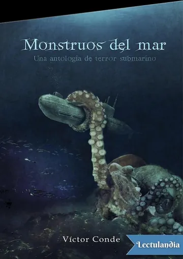 Monstruos del mar de AA. VV., portada del libro