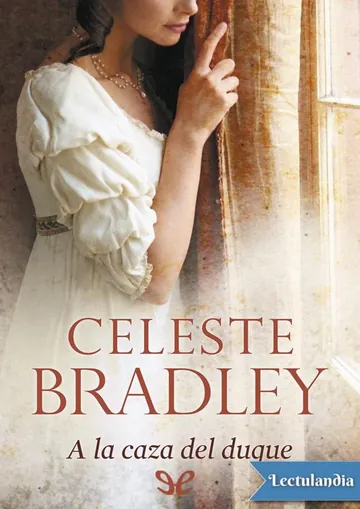 A la caza del duque de Celeste Bradley, portada del libro
