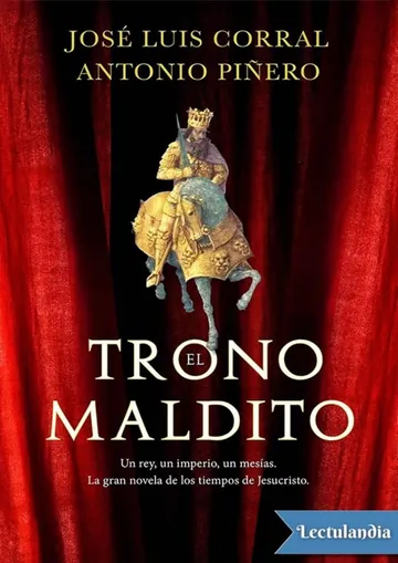 El trono maldito de Jose Luis Corral, portada del libro