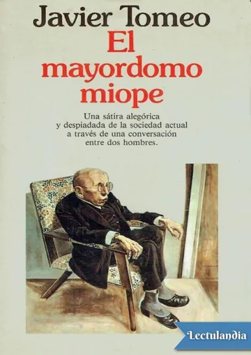 El mayordomo miope de Javier Tomeo, portada del libro