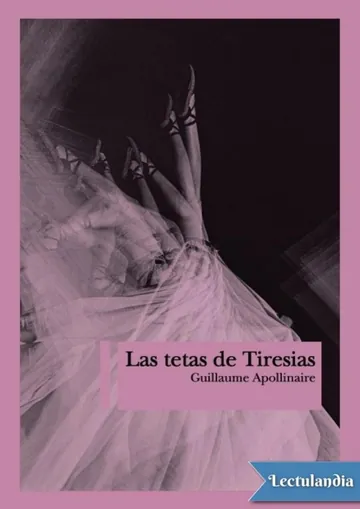 Las tetas de Tiresias de Guillaume Apollinaire, portada del libro