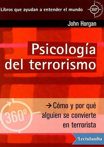 Psicología del terrorismo de John Horgan, portada del libro