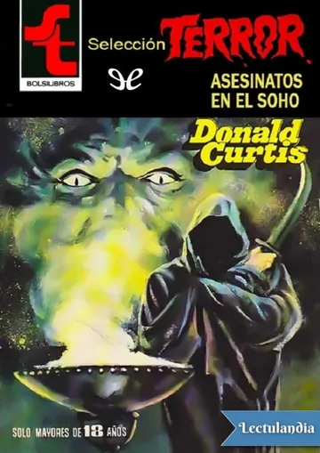 Asesinatos en el Soho de Donald Curtis, portada del libro