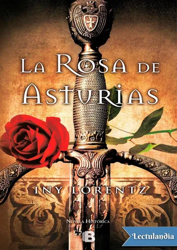 La Rosa de Asturias de Iny Lorentz, portada del libro