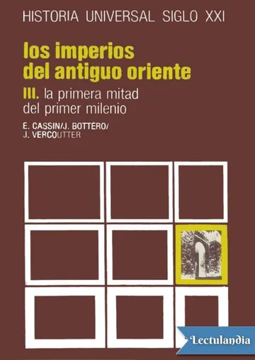 Los imperios del Antiguo Oriente III de Elena Cassin, portada del libro