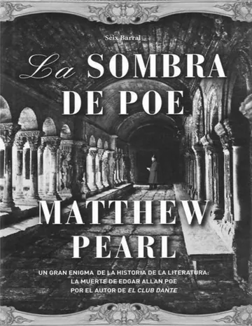 La sombra de Poe de Matthew Pearl, portada del libro