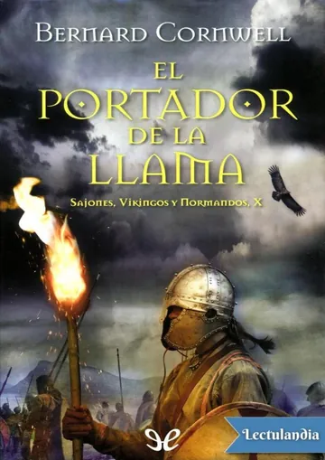 El Portador de la Llama de Bernard Cornwell, portada del libro