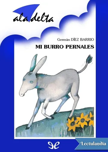 Mi burro Pernales de Germán Díez Barrio, portada del libro