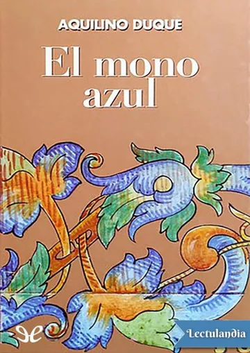El mono azul de Aquilino Duque, portada del libro