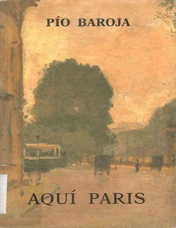 Aquí París de Pío Baroja, portada del libro