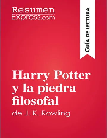 Harry Potter y la piedra filosofal de J. K. Rowling (Guía de lectura) de ResumenExpress, portada del libro
