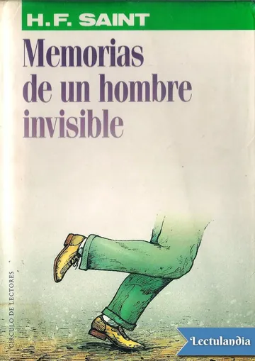 Memorias de un hombre invisible de Harry F. Saint, portada del libro
