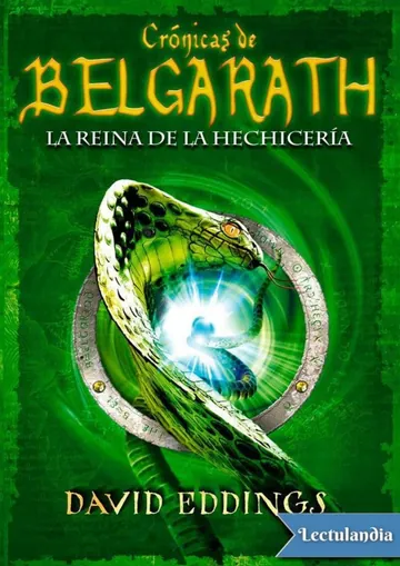 La reina de la hechicería de David Eddings, portada del libro