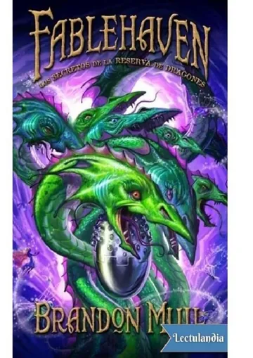 Fablehaven 4 - Los secretos de la reserva de dragones de Brandon Mull, portada del libro