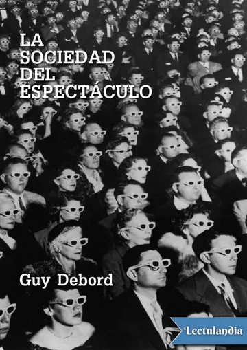 La sociedad del espectáculo de Guy Debord, portada del libro
