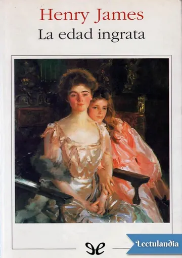La edad ingrata de Henry James, portada del libro