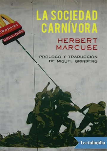 La sociedad carnívora de Herbert Marcuse, portada del libro
