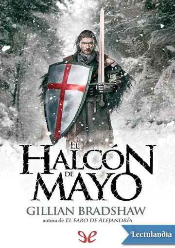 El halcón de mayo de Gillian Bradshaw, portada del libro