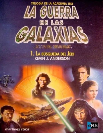 La busqueda del Jedi de Kevin J. Anderson, portada del libro