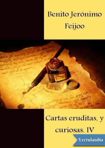 Cartas eruditas, y curiosas de Benito Jerónimo Feijoo, portada del libro